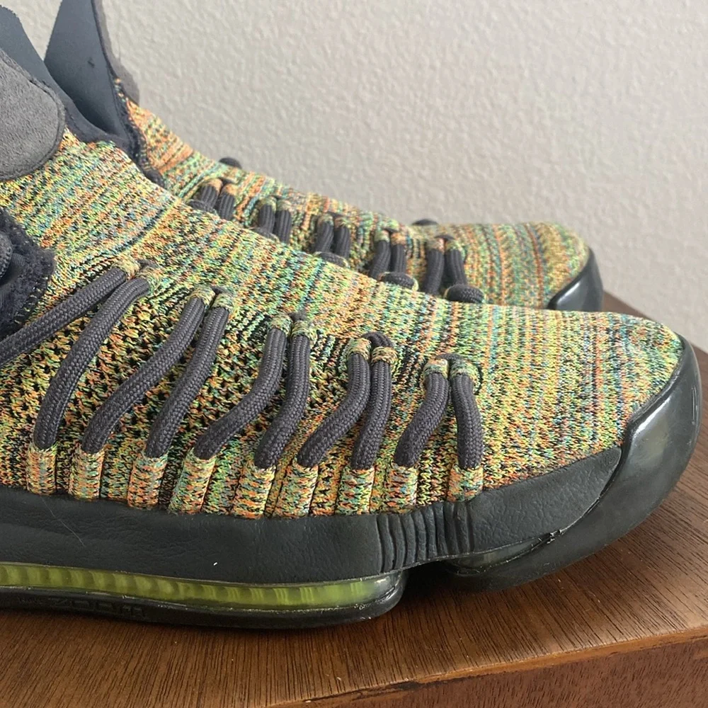 Nike Zoom KD9 Elite Limited Edition Multicolor Basketball Shoes, Men’s 8
